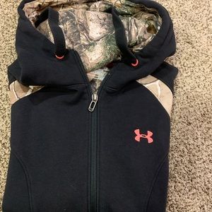 Black Under Armour Zip Hoodie